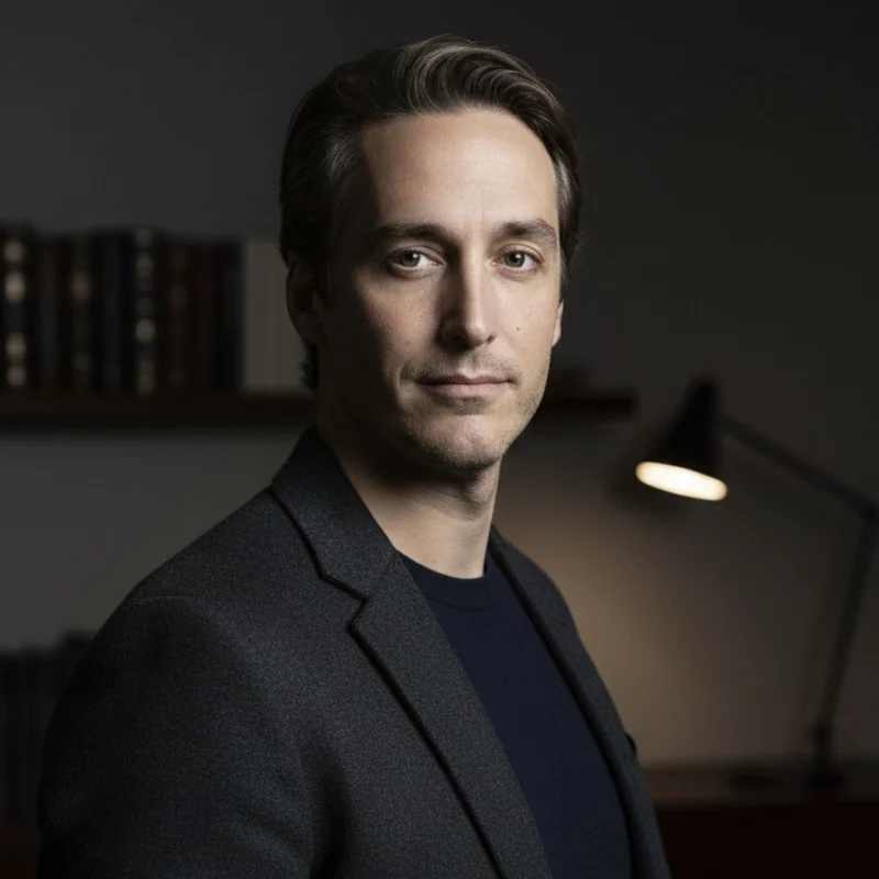 Dr. Filipe Basile, no retrato apresentado em seu perfil na Clínica Basile